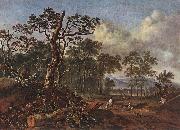 WYNANTS, Jan Road beside the Forest w Germany oil painting artist